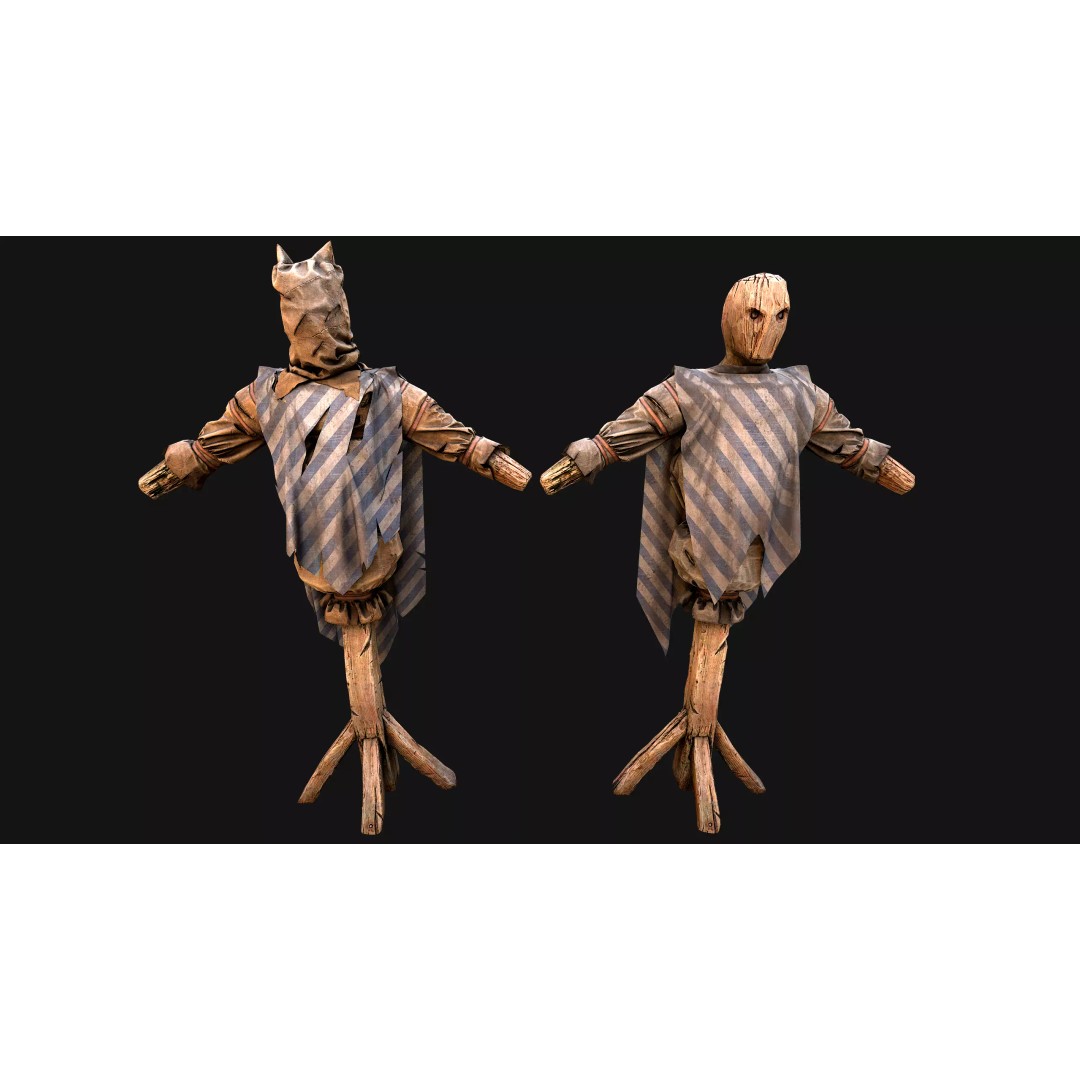 Medieval Military Prison Dummy Training Camp 3D Model – Low Poly Game Asset, PBR - View 15