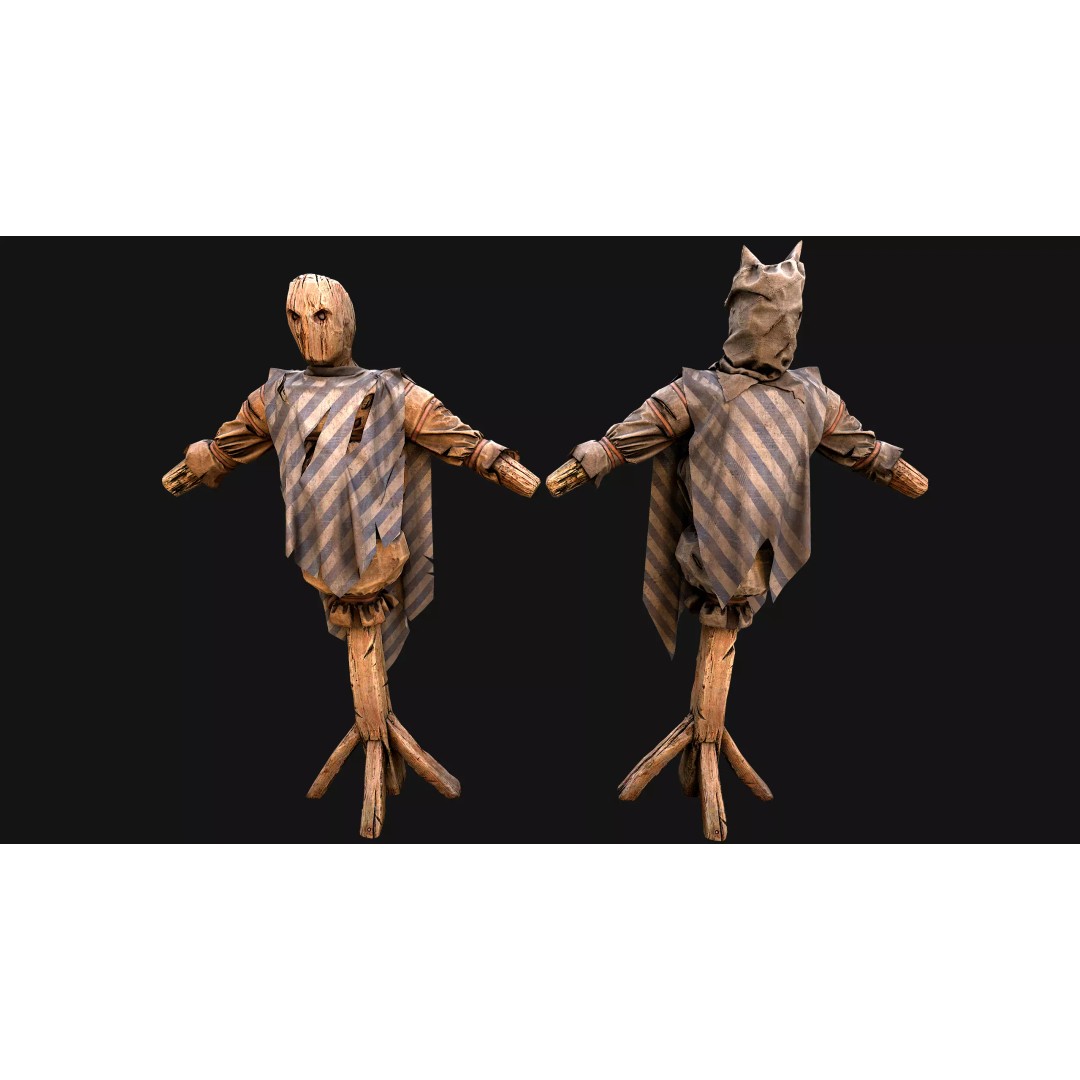 Medieval Military Prison Dummy Training Camp 3D Model – Low Poly Game Asset, PBR - View 16