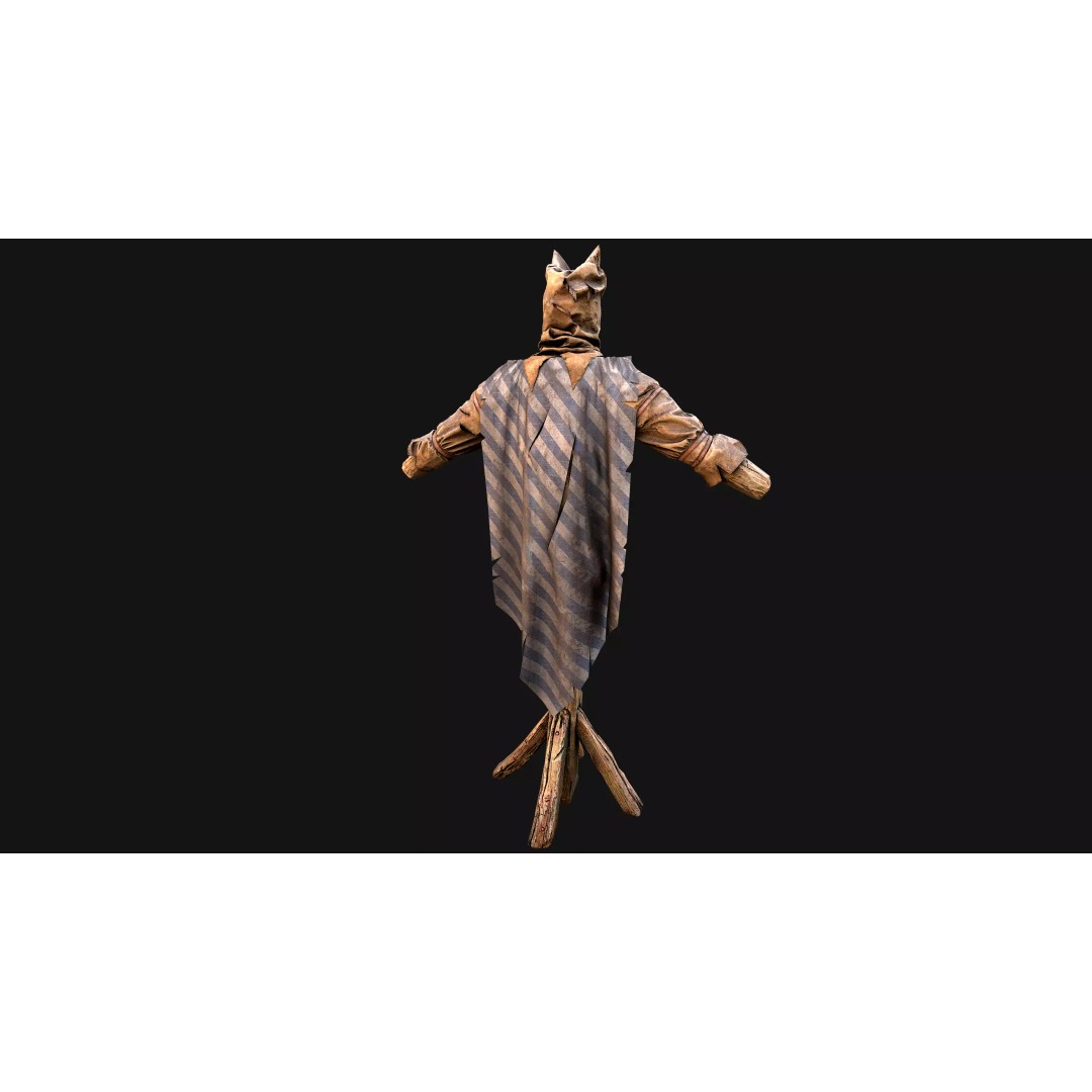 Medieval Military Prison Dummy Training Camp 3D Model – Low Poly Game Asset, PBR - View 35