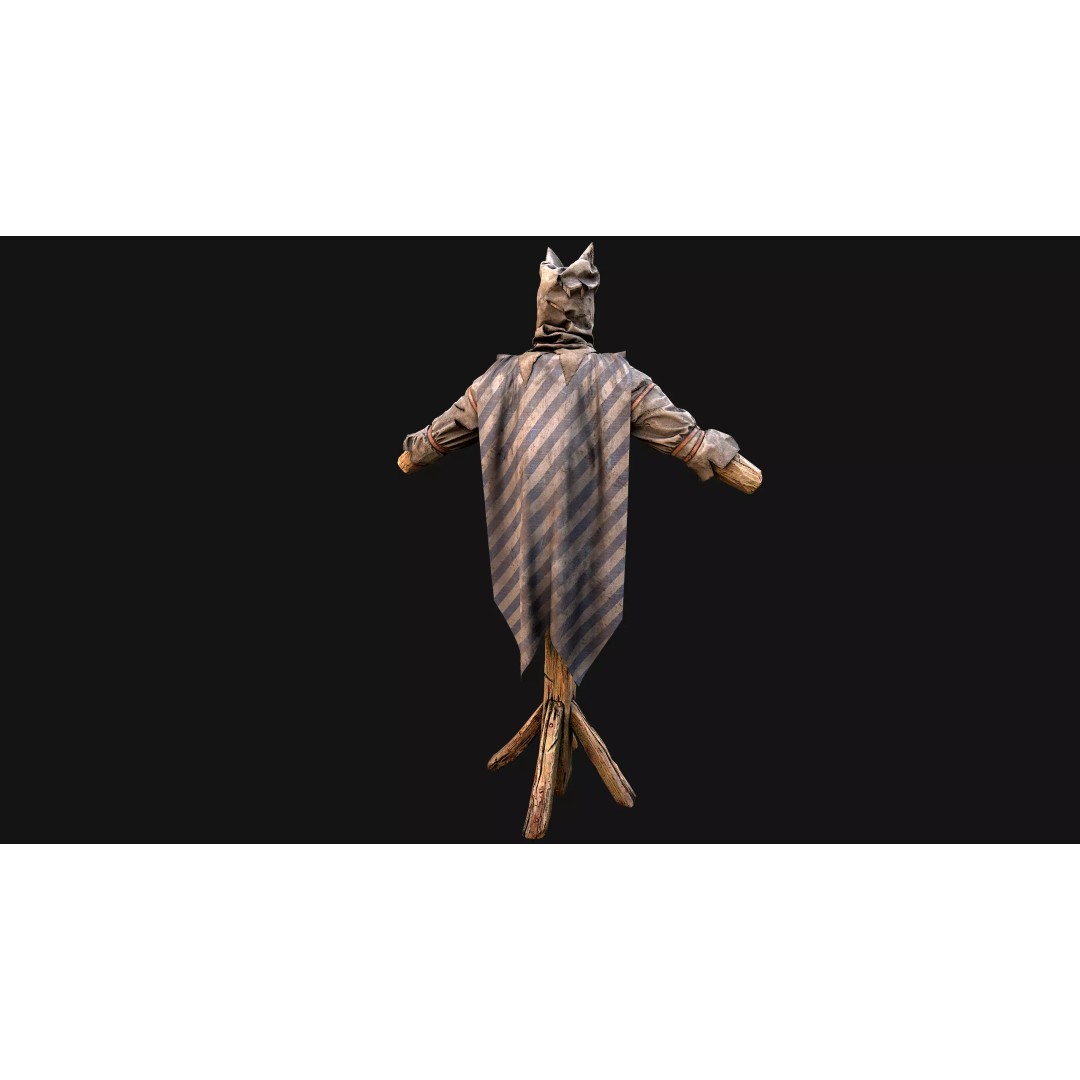 Medieval Military Prison Dummy Training Camp 3D Model – Low Poly Game Asset, PBR - View 36