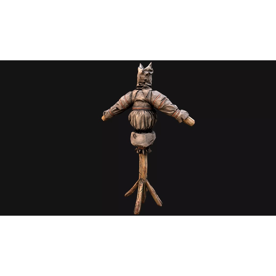 Medieval Military Prison Dummy Training Camp 3D Model – Low Poly Game Asset, PBR - View 38