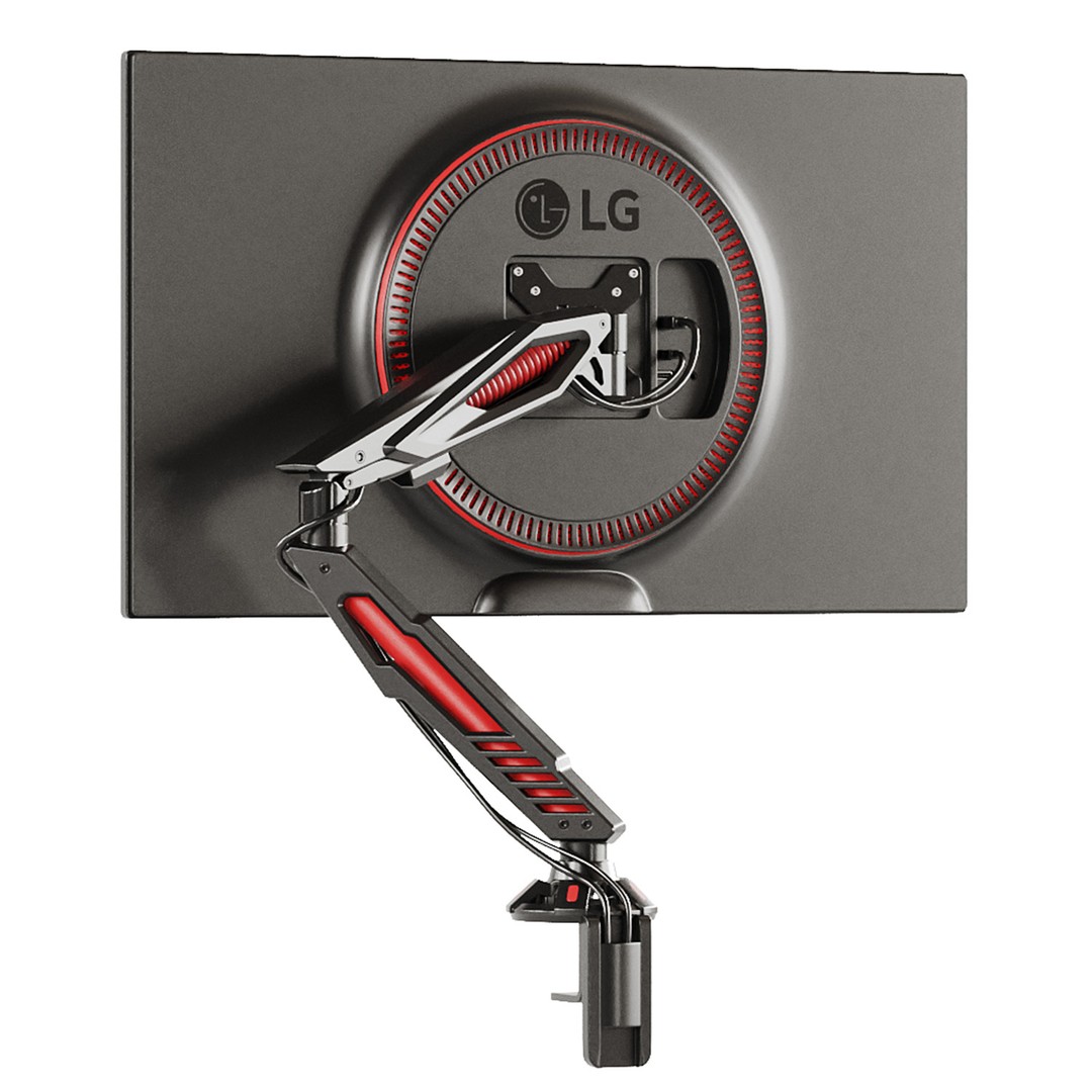 LG 32GK650F-B Monitor 3D Model – PBR Textured Game Asset, FBX - View 8