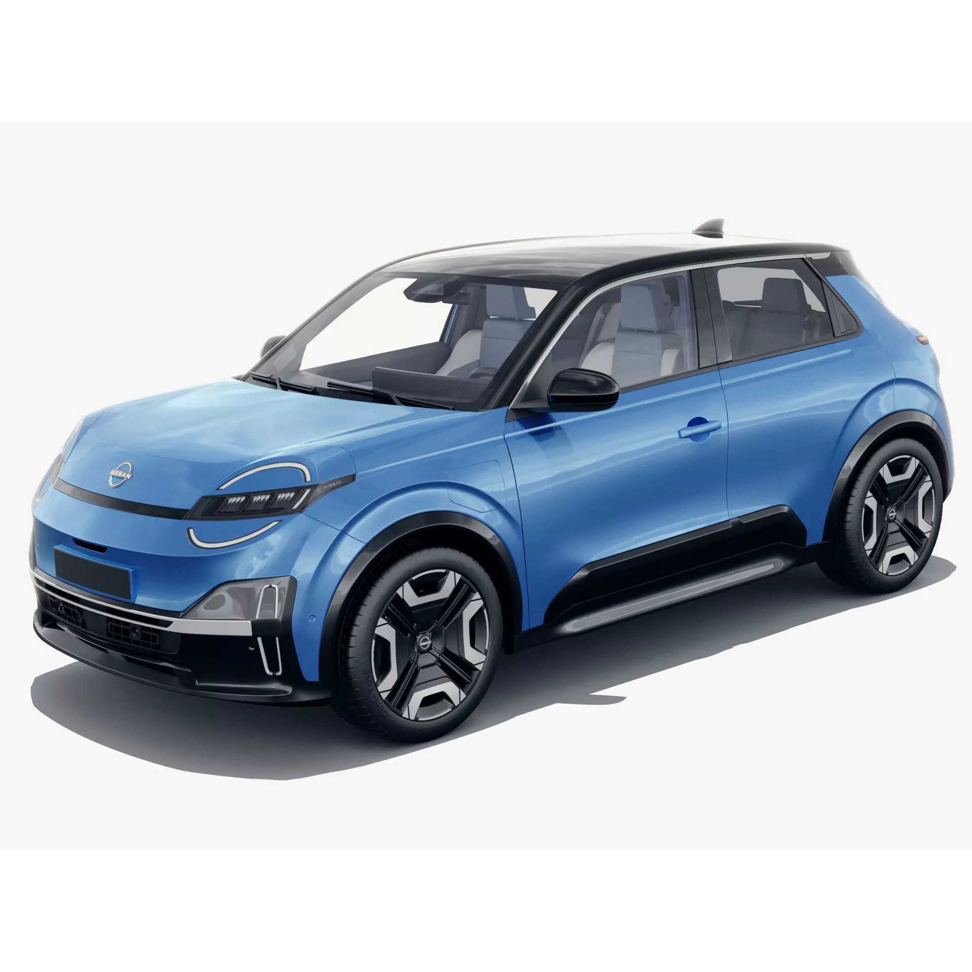 Nissan Micra EV 2026 - Game-Ready 3D Model - View 2