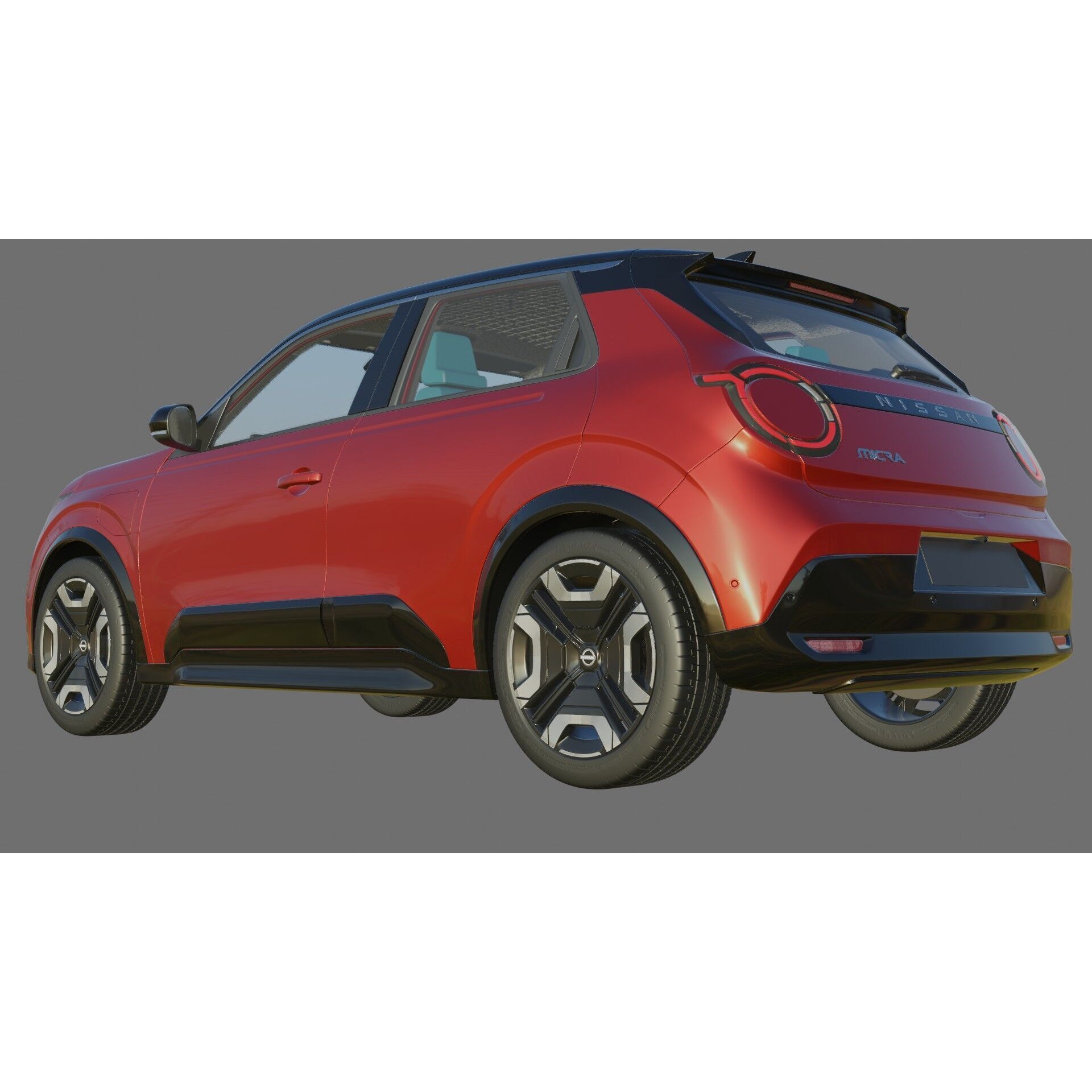 Nissan Micra EV 2026 - Game-Ready 3D Model - View 27