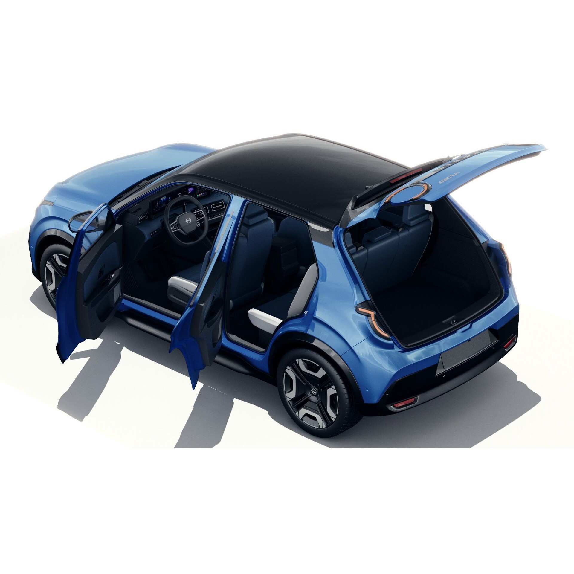 Nissan Micra EV 2026 - Game-Ready 3D Model - View 3