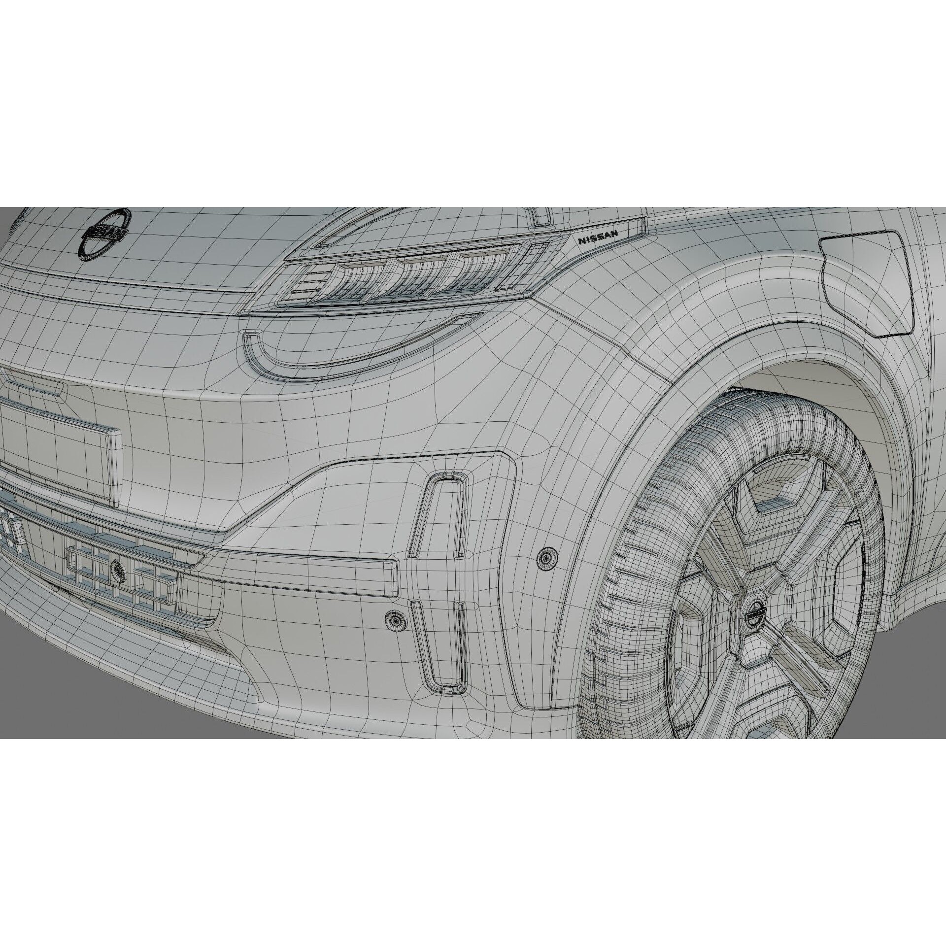 Nissan Micra EV 2026 - Game-Ready 3D Model - View 35