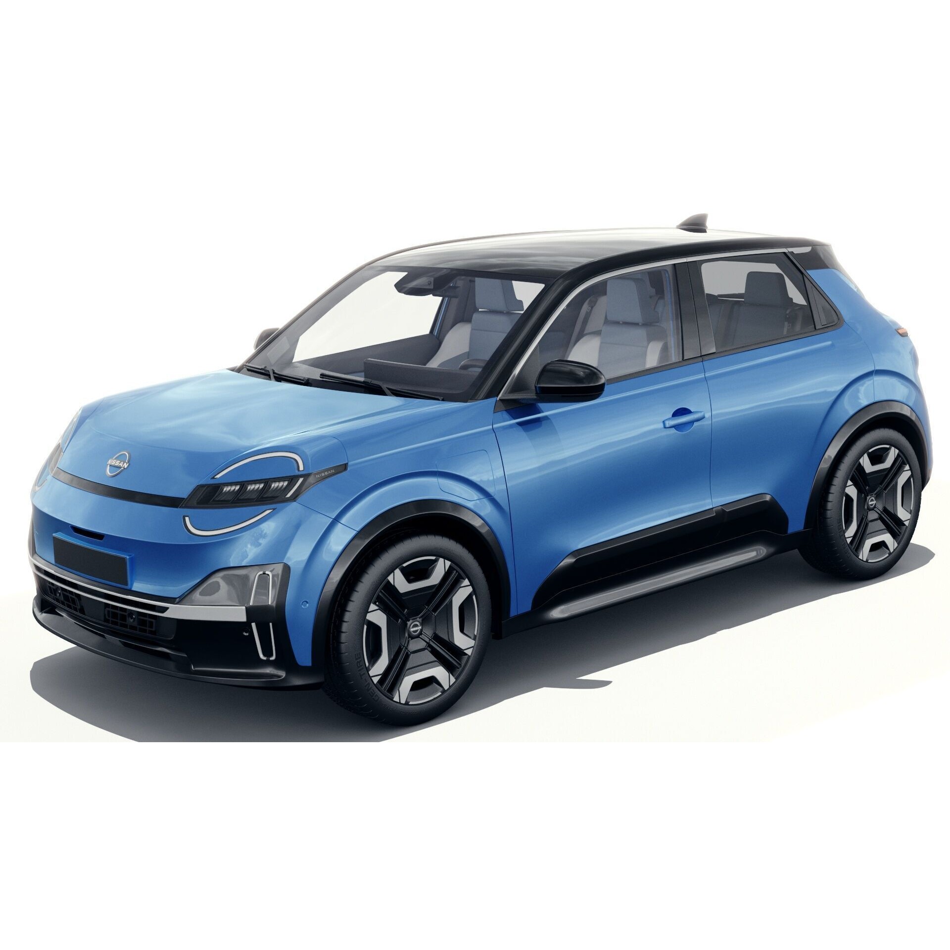 Nissan Micra EV 2026 - Game-Ready 3D Model - View 4