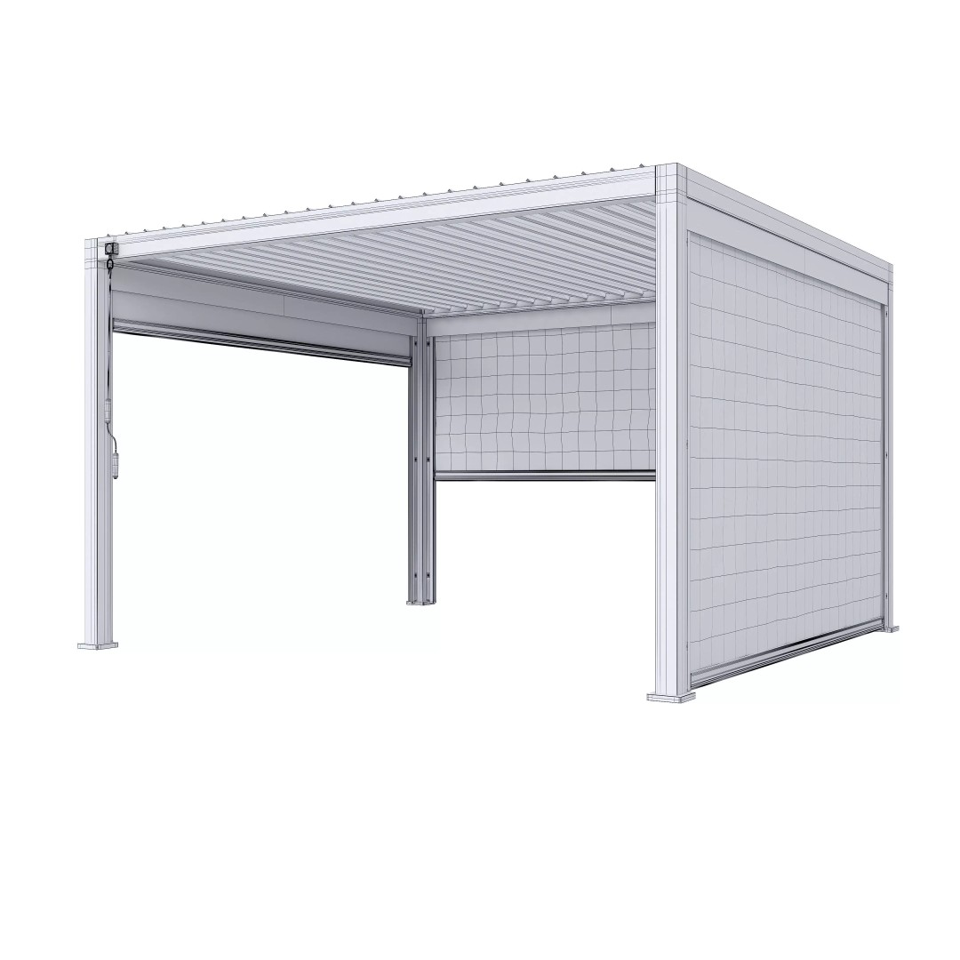 Alvaro Canopy Gazebo 3D Model – Contemporary Design, FBX & V-Ray - View 23
