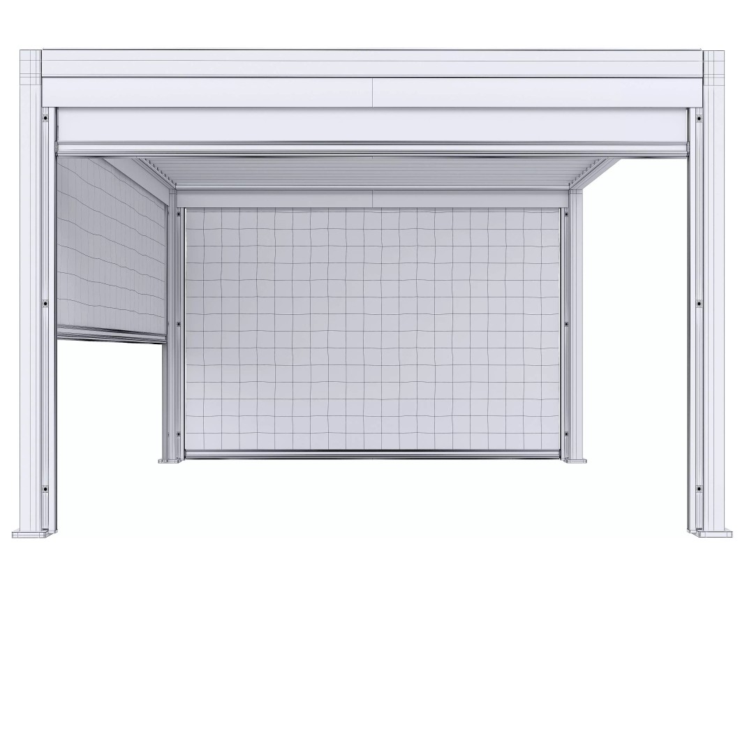 Alvaro Canopy Gazebo 3D Model – Contemporary Design, FBX & V-Ray - View 25