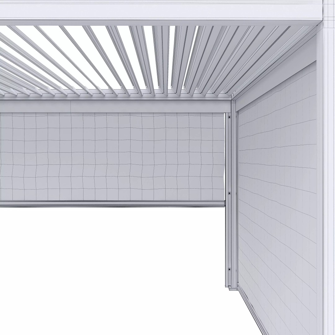 Alvaro Canopy Gazebo 3D Model – Contemporary Design, FBX & V-Ray - View 26
