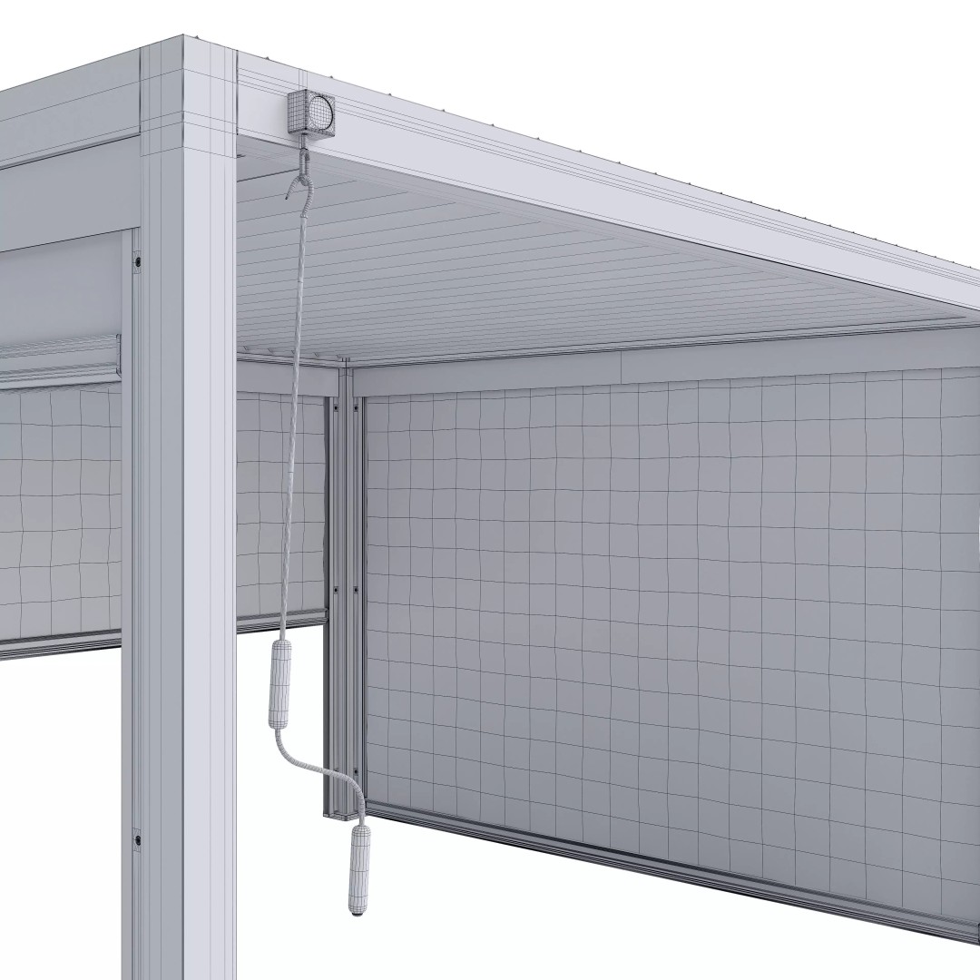 Alvaro Canopy Gazebo 3D Model – Contemporary Design, FBX & V-Ray - View 33