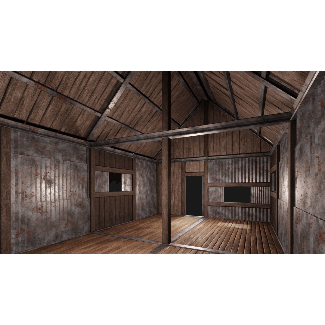 Medieval Houses 3D Model – Low Poly Game Ready Asset, FBX & OBJ Formats - View 15