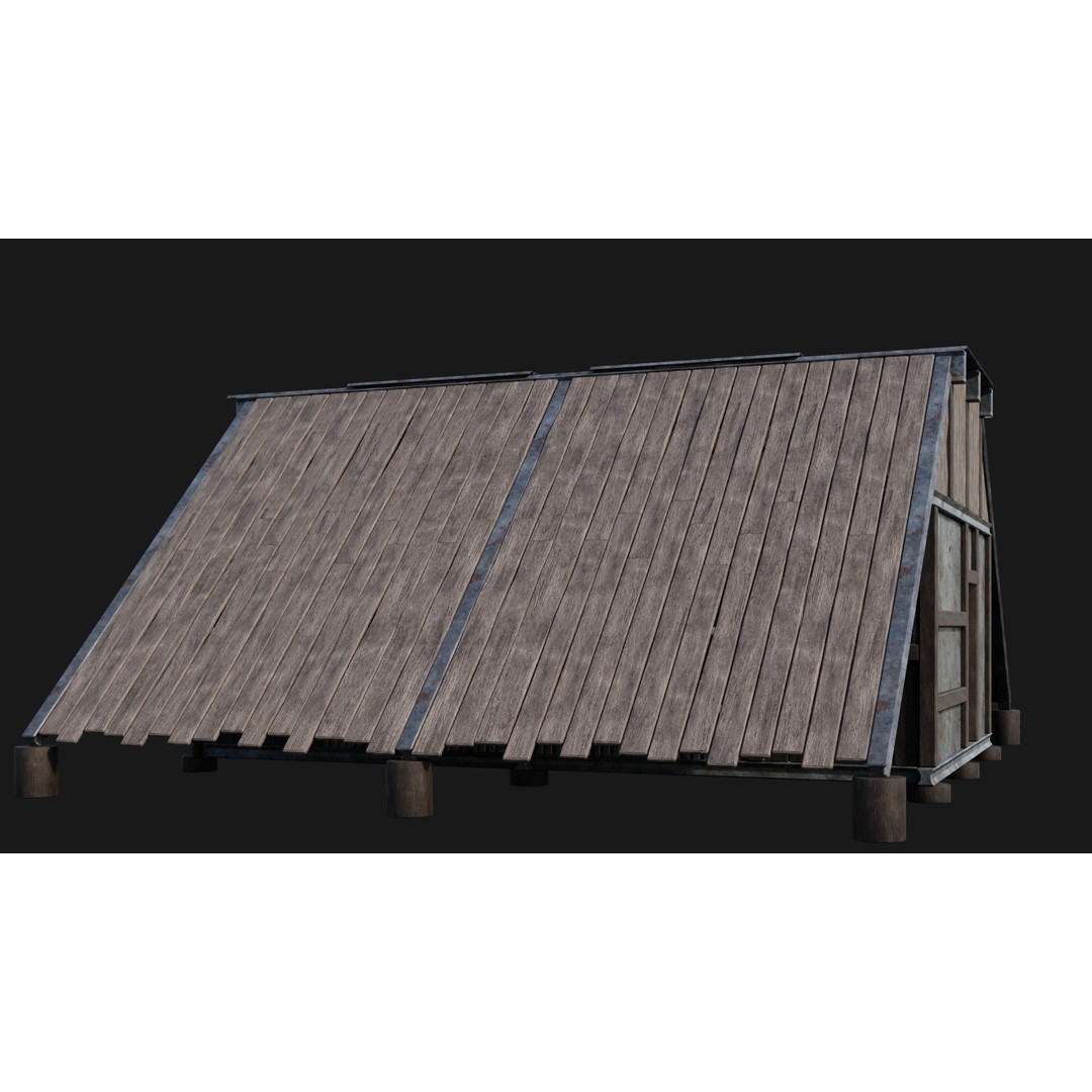 Medieval Houses 3D Model – Low Poly Game Ready Asset, FBX & OBJ Formats - View 23