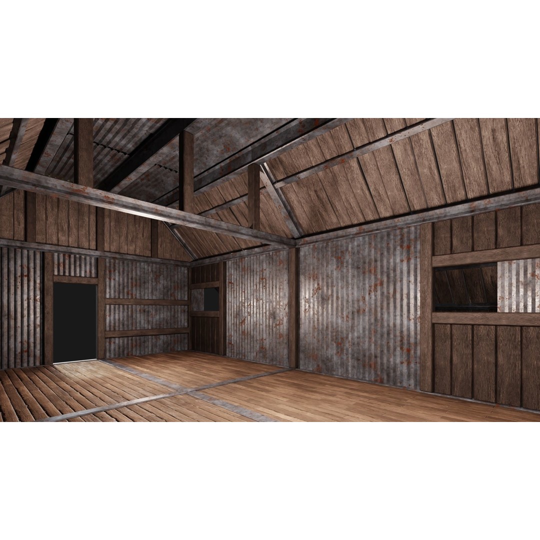 Medieval Houses 3D Model – Low Poly Game Ready Asset, FBX & OBJ Formats - View 29