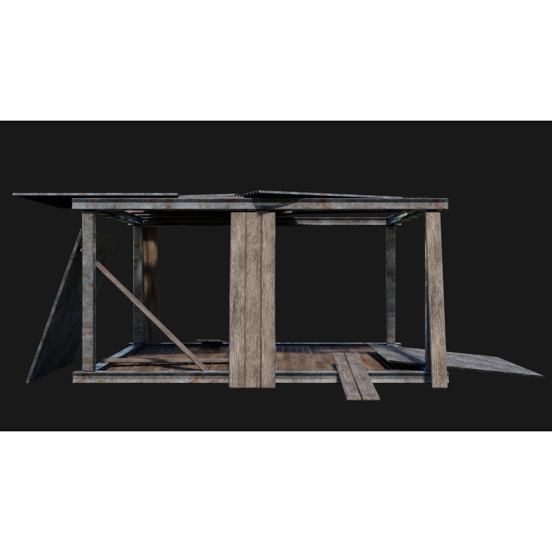 Medieval Houses 3D Model – Low Poly Game Ready Asset, FBX & OBJ Formats - View 36