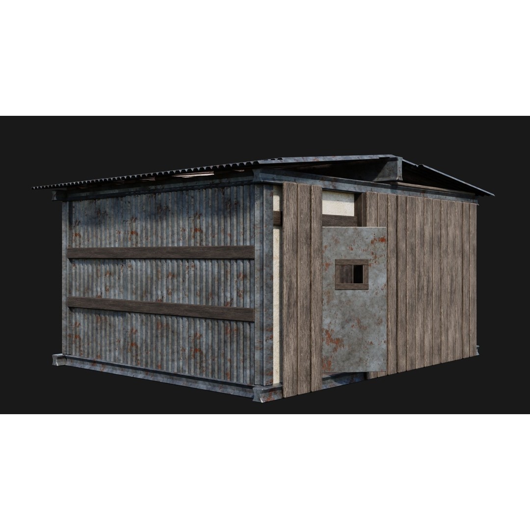 Medieval Houses 3D Model – Low Poly Game Ready Asset, FBX & OBJ Formats - View 45