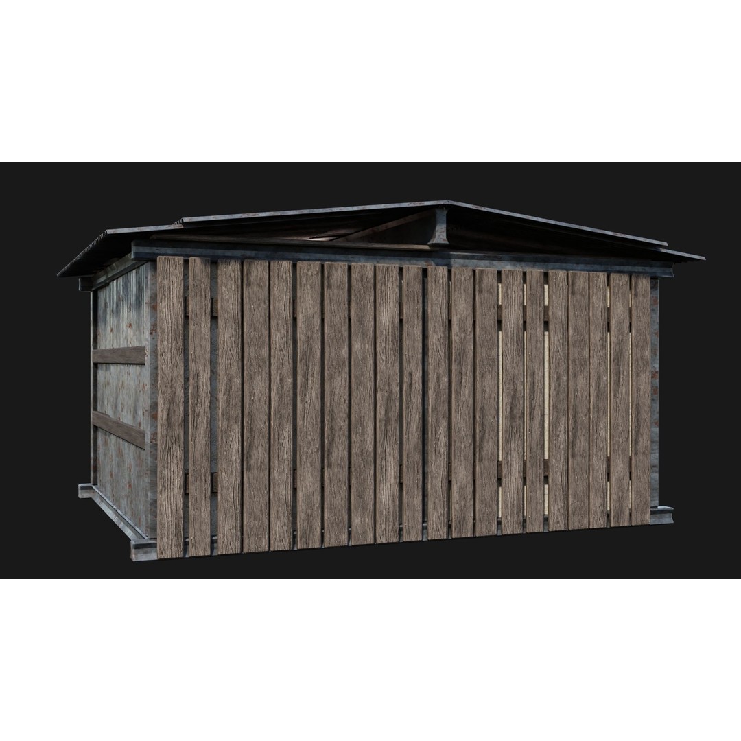 Medieval Houses 3D Model – Low Poly Game Ready Asset, FBX & OBJ Formats - View 51