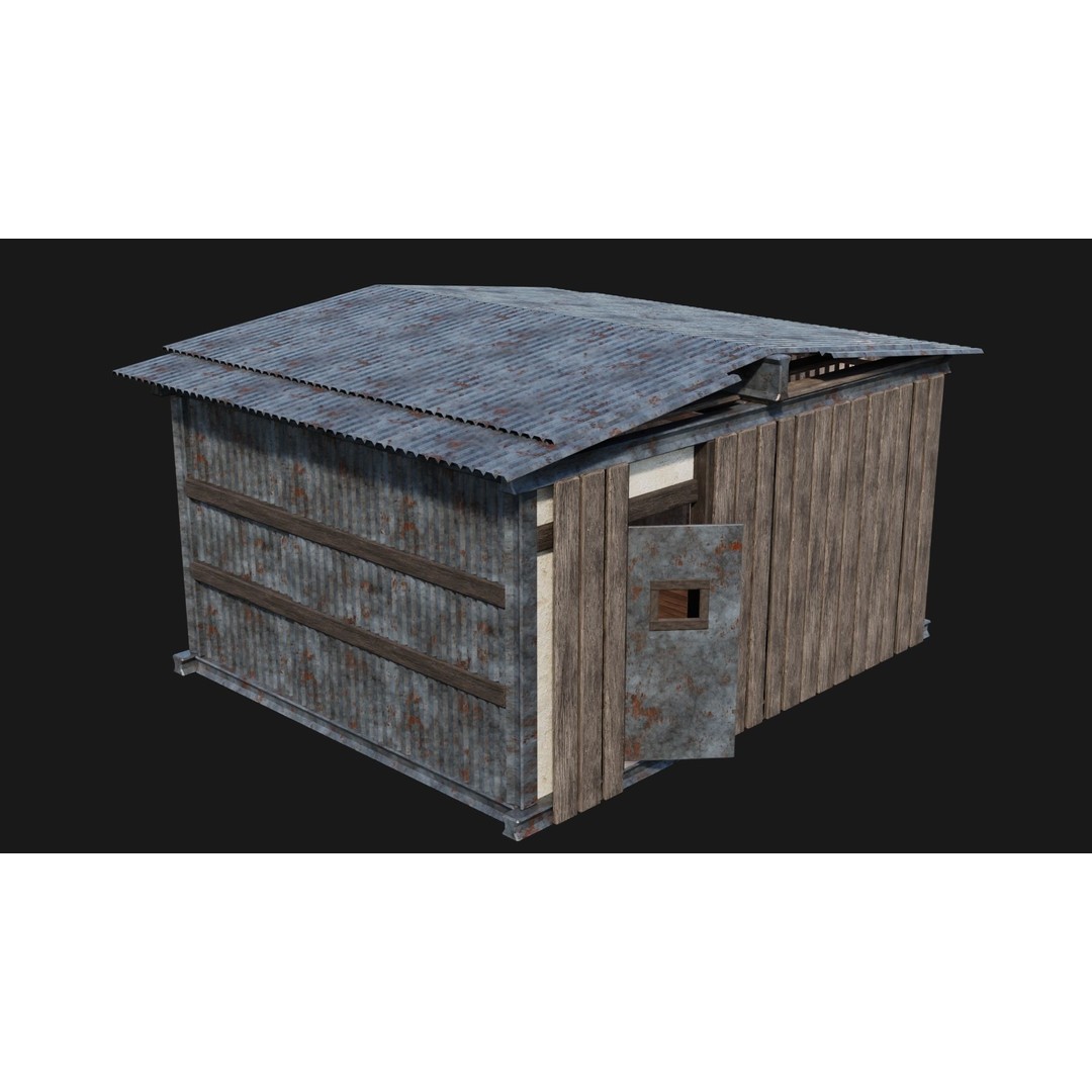 Medieval Houses 3D Model – Low Poly Game Ready Asset, FBX & OBJ Formats - View 52