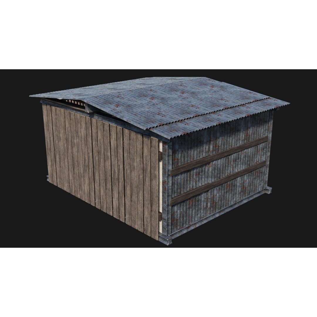 Medieval Houses 3D Model – Low Poly Game Ready Asset, FBX & OBJ Formats - View 53