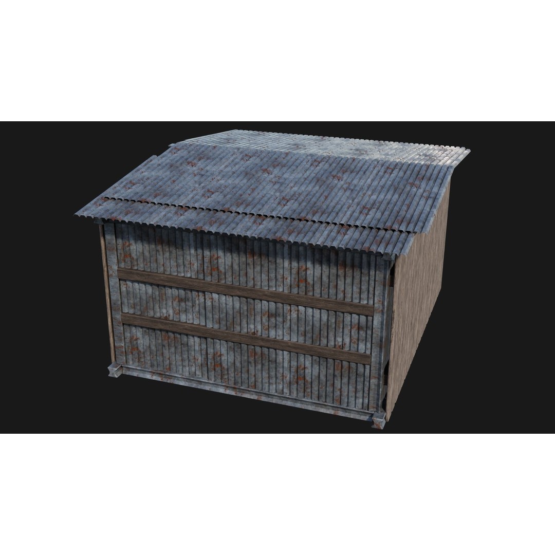 Medieval Houses 3D Model – Low Poly Game Ready Asset, FBX & OBJ Formats - View 54