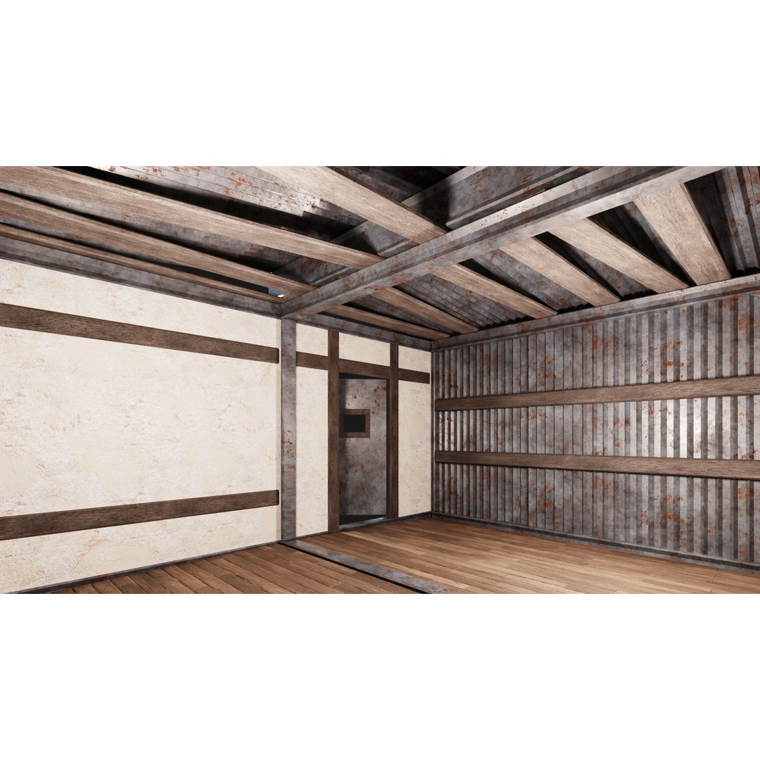 Medieval Houses 3D Model – Low Poly Game Ready Asset, FBX & OBJ Formats - View 56