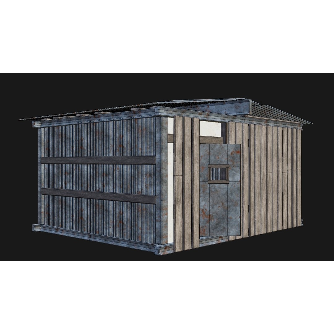 Medieval Houses 3D Model – Low Poly Game Ready Asset, FBX & OBJ Formats - View 57