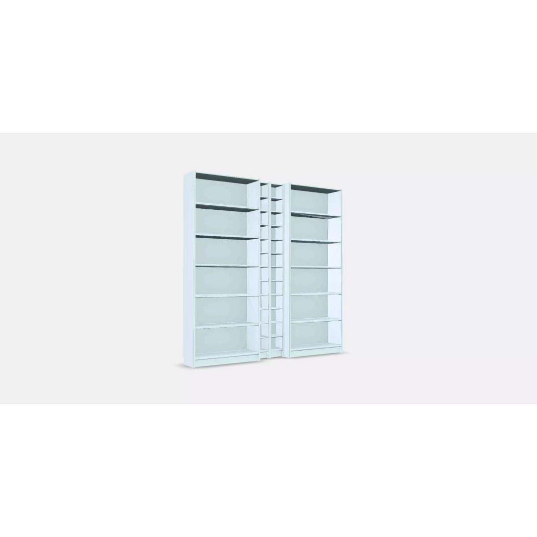 BILLY GNEDBY Bookcase 3D Model – Low Poly PBR Furniture Asset - View 2