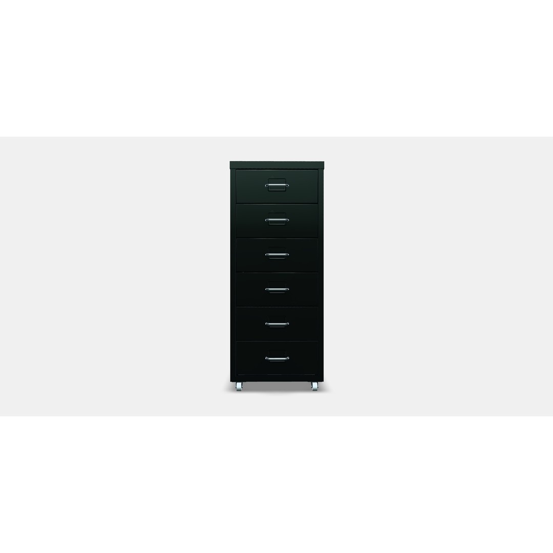 HELMER Drawer Unit 3D Model – Stylish Mobile Storage, FBX - View 11