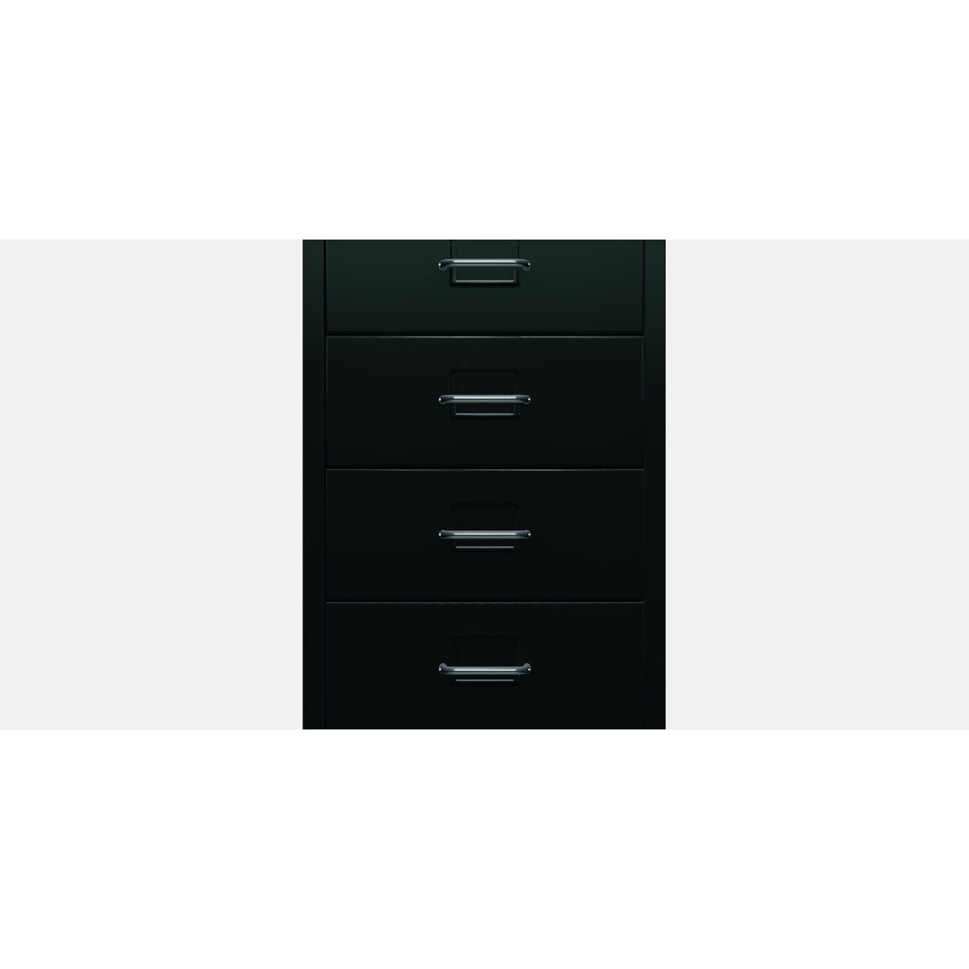 HELMER Drawer Unit 3D Model – Stylish Mobile Storage, FBX - View 12