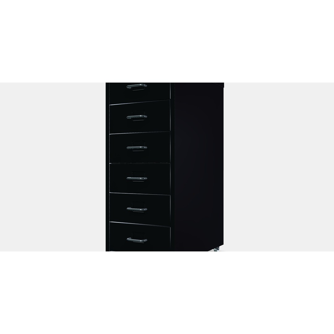 HELMER Drawer Unit 3D Model – Stylish Mobile Storage, FBX - View 14