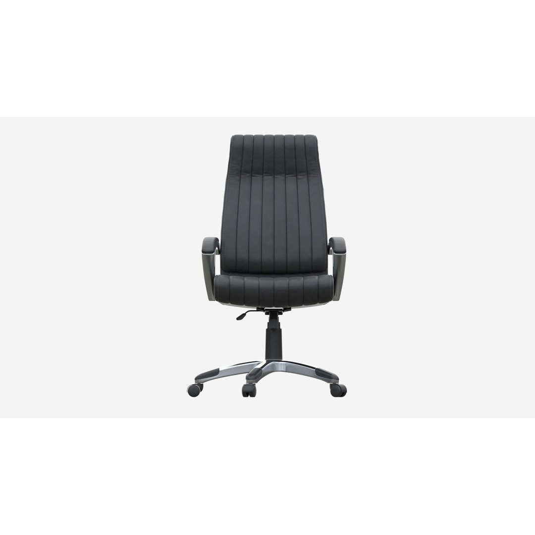 Office Chair 3D Model – Ergonomic Design with Armrests, FBX - View 6