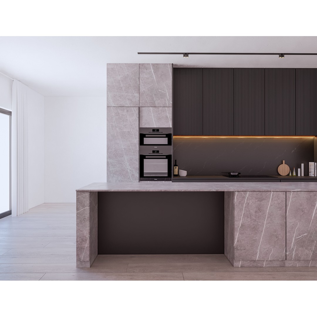 Modern Kitchen 3D Model – Low Poly Interior Design Asset, FBX & OBJ - View 7