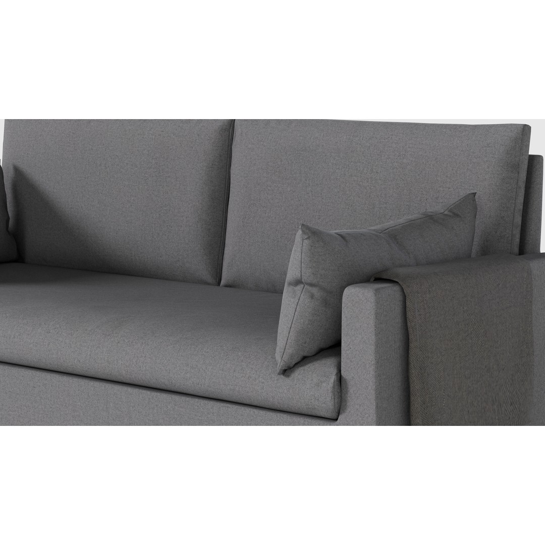 Hyltarp Sofa 3D Model – Modern Fabric Game-Ready Interior Asset - View 11
