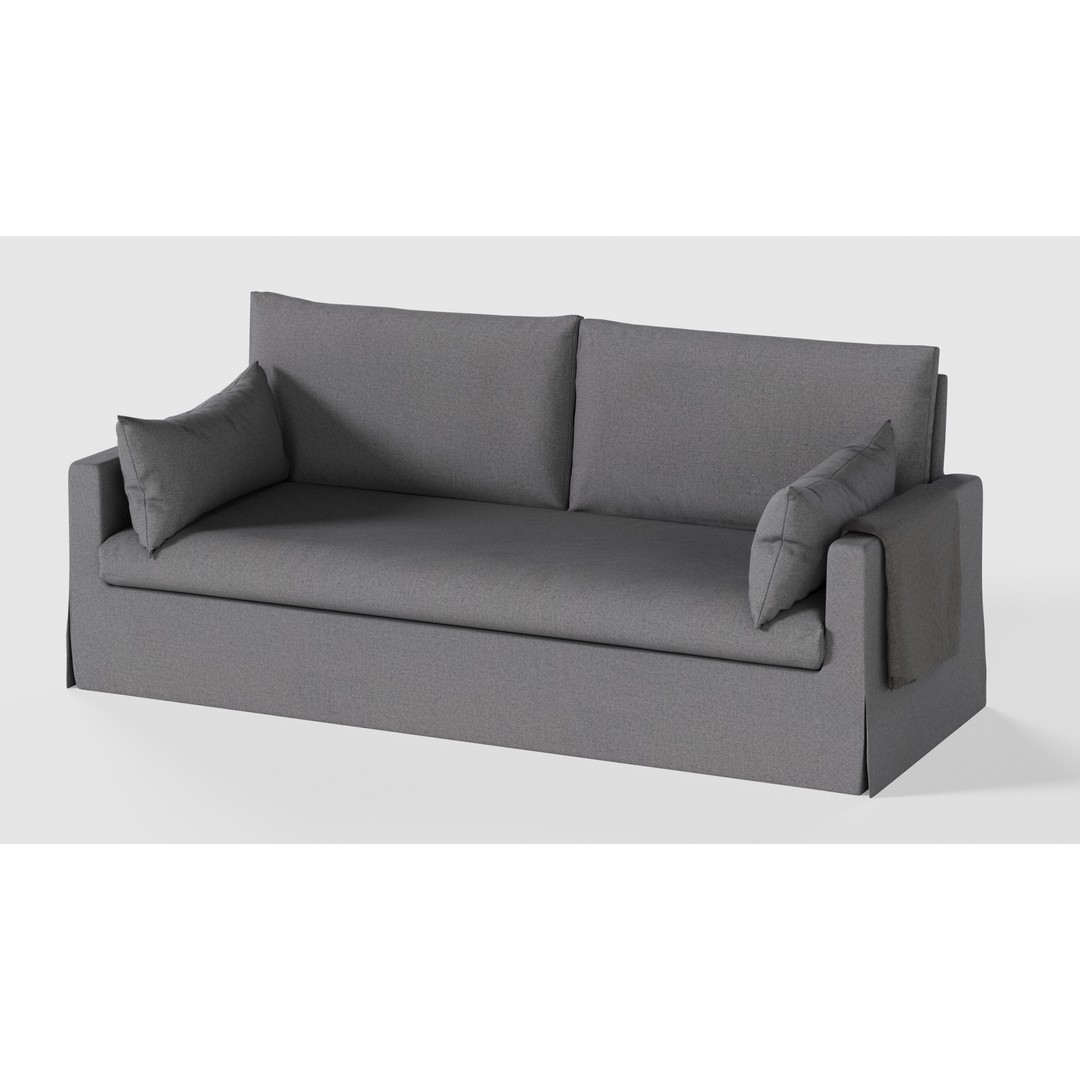 Hyltarp Sofa 3D Model – Modern Fabric Game-Ready Interior Asset - View 12
