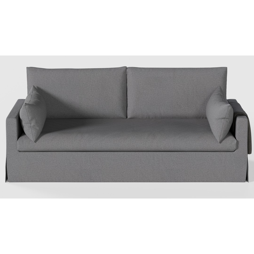 Hyltarp Sofa 3D Model – Modern Fabric Game-Ready Interior Asset - View 4
