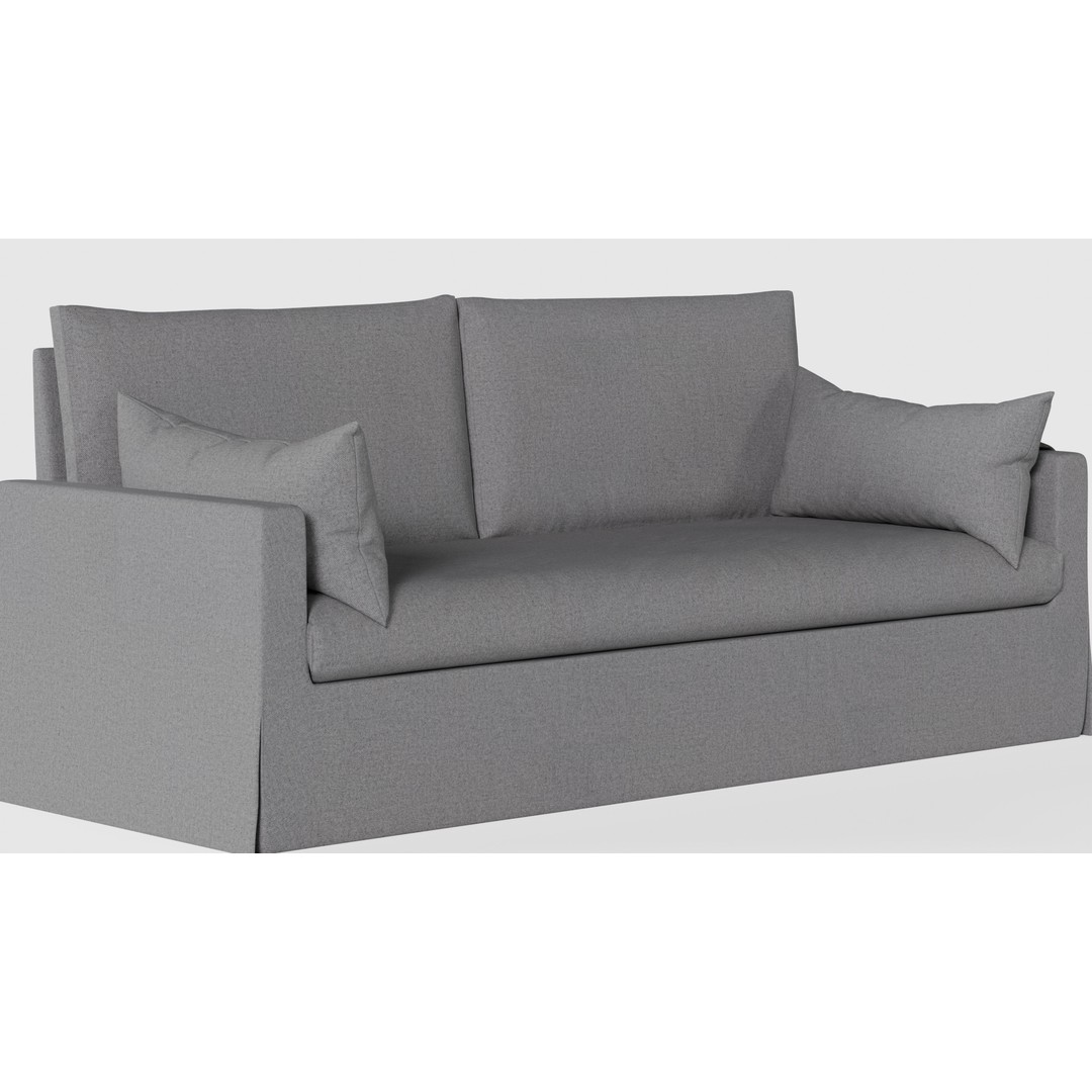 Hyltarp Sofa 3D Model – Modern Fabric Game-Ready Interior Asset - View 6