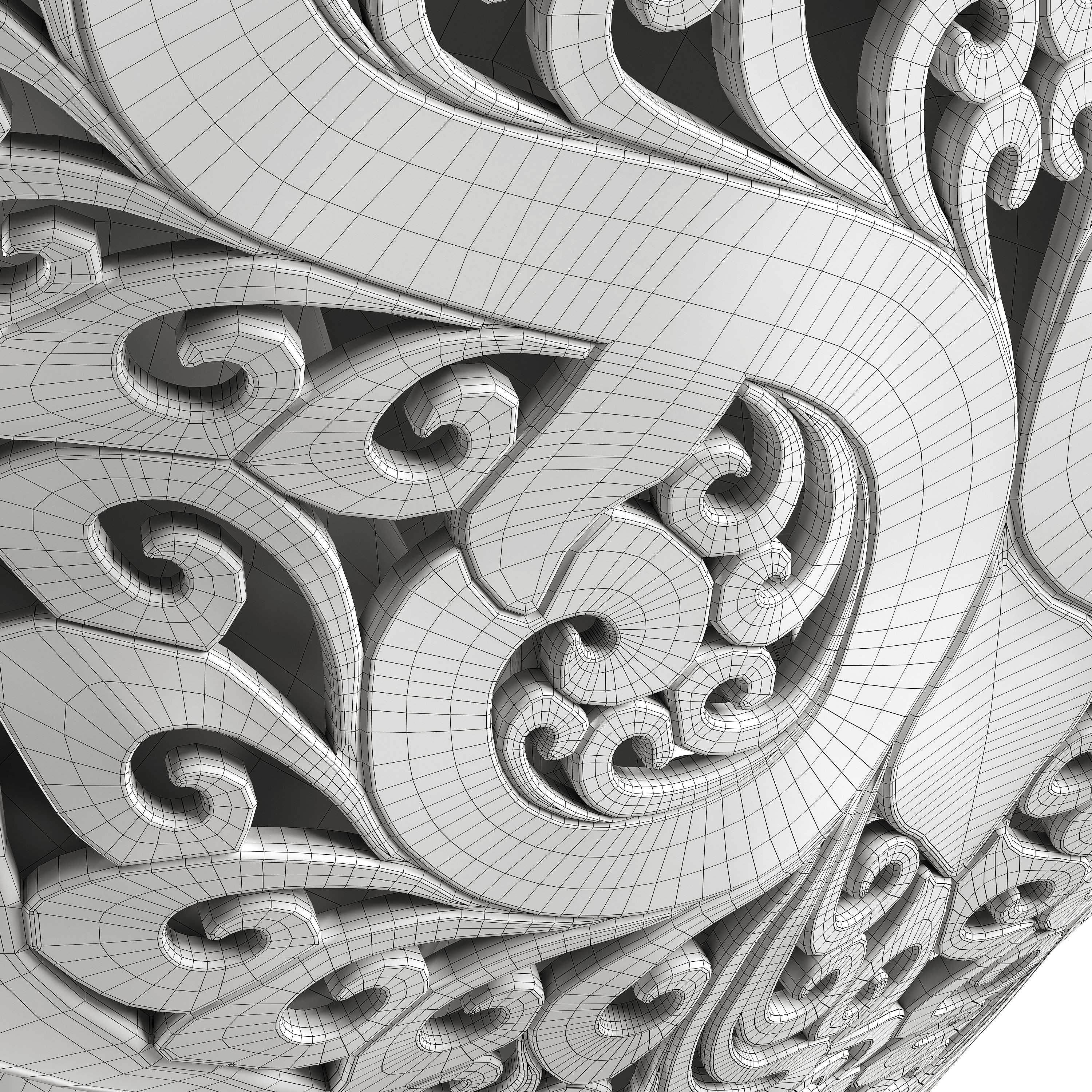 Carved Cow Skull - Detailed Game-Ready 3D Model - View 12