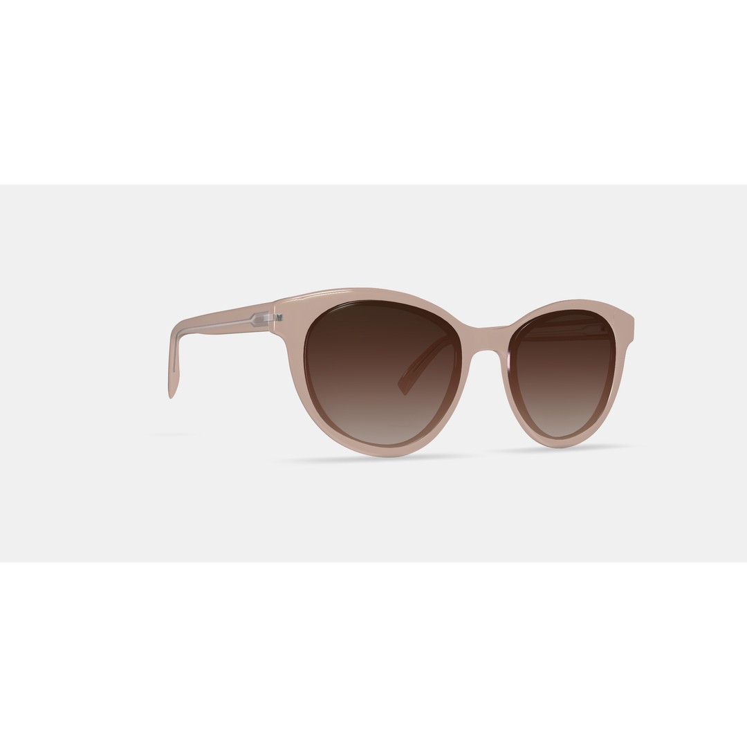 Raina Sunglasses 3D Model – Elderflower Crystal PBR Asset, FBX/OBJ - View 10
