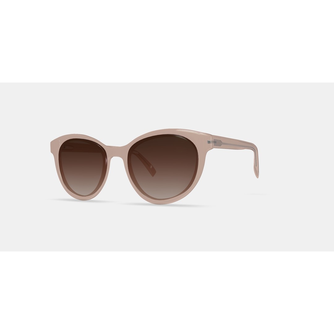 Raina Sunglasses 3D Model – Elderflower Crystal PBR Asset, FBX/OBJ - View 14