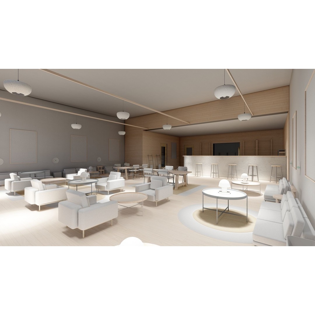 Bar 3D Model – Parametric Revit Asset with Textures - View 15