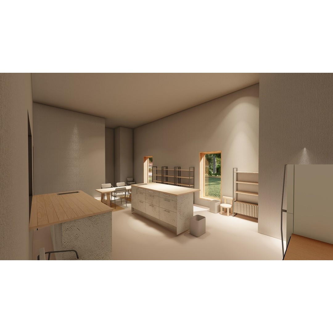 Bar 3D Model – Parametric Revit Asset with Textures - View 16