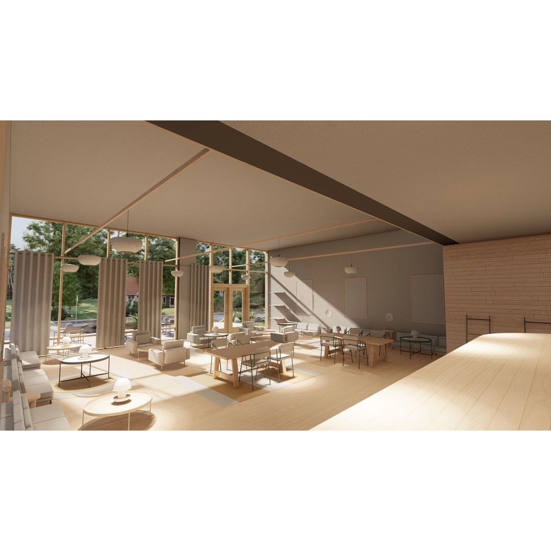 Bar 3D Model – Parametric Revit Asset with Textures - View 3