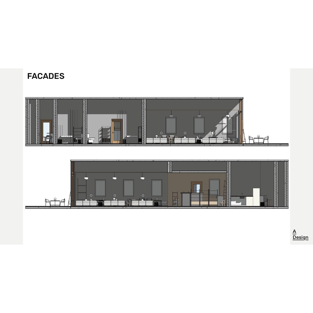 Bar 3D Model – Parametric Revit Asset with Textures - View 9