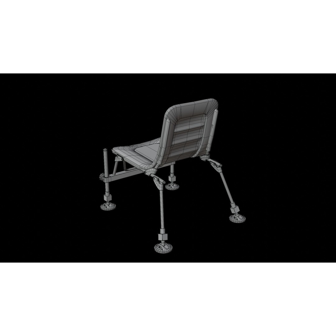 Feeder Chair 3D Model – Low Poly Outdoor Furniture, FBX, OBJ - View 18