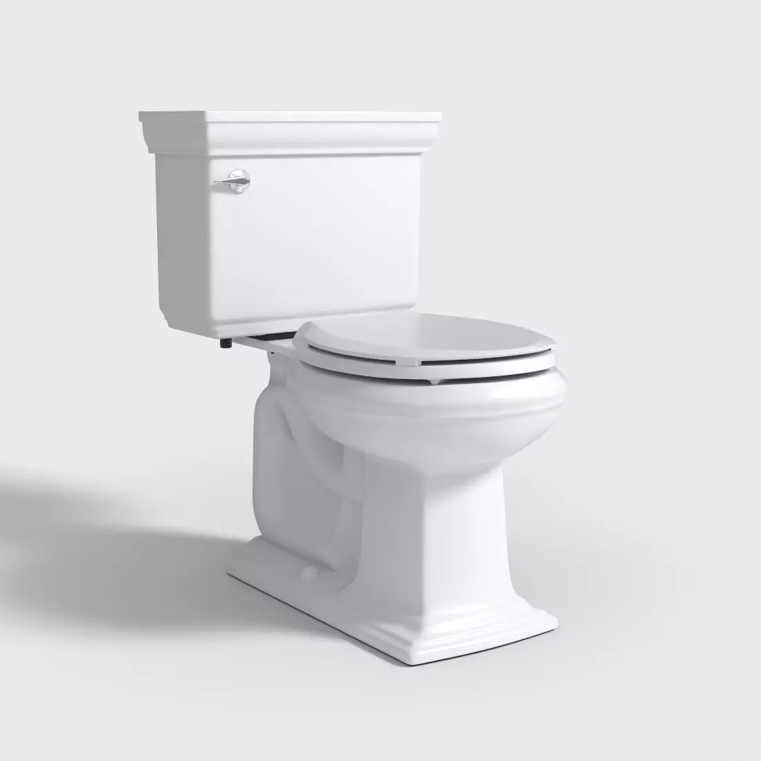 KOHLER Toilet - Low-Poly Game-Ready 3D Model - View 2