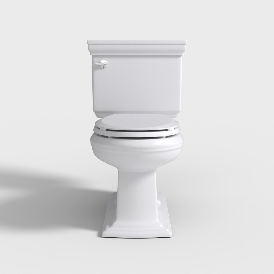 KOHLER Toilet - Low-Poly Game-Ready 3D Model - View 3