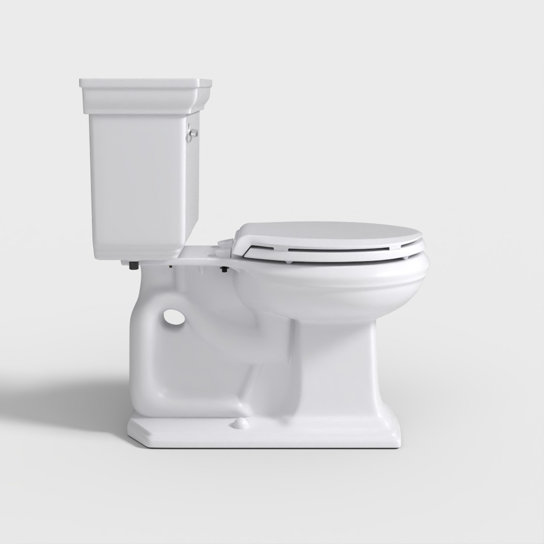 KOHLER Toilet - Low-Poly Game-Ready 3D Model - View 4