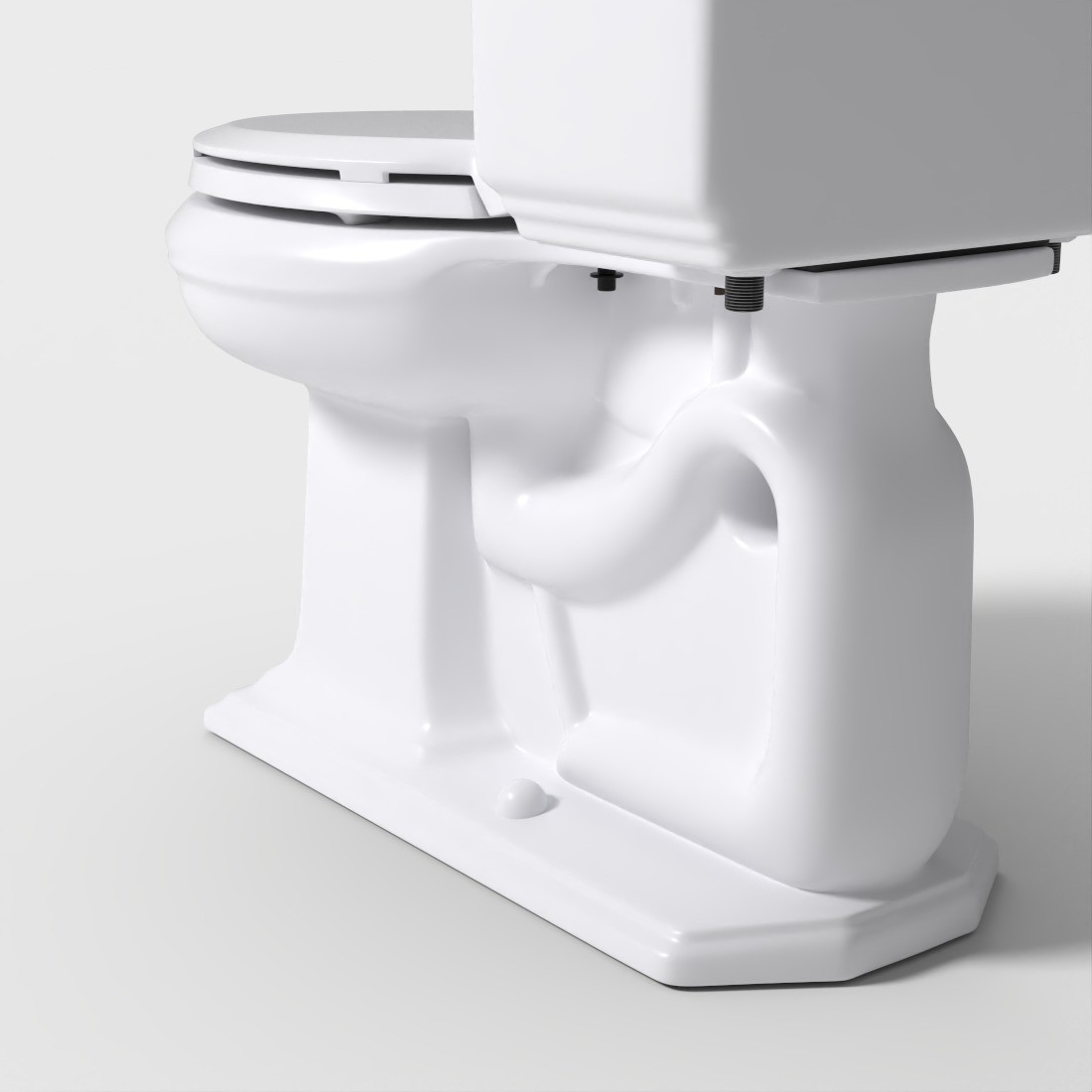 KOHLER Toilet - Low-Poly Game-Ready 3D Model - View 7