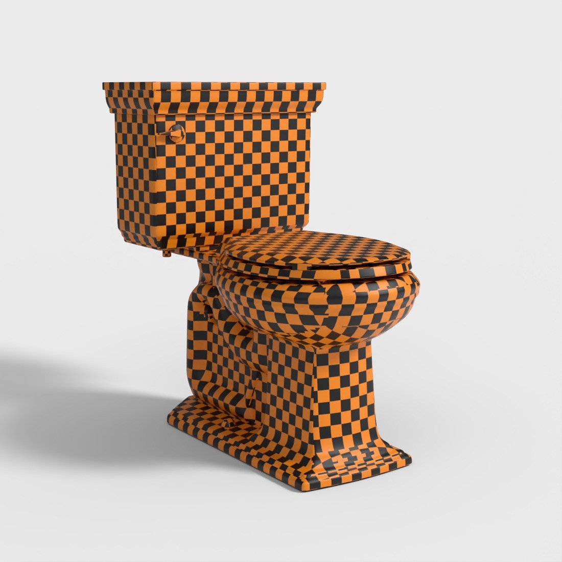 KOHLER Toilet - Low-Poly Game-Ready 3D Model - View 8
