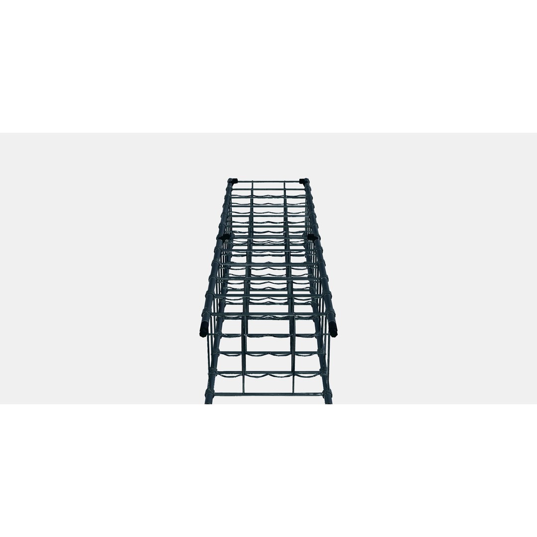OMAR Bottle Shelf 3D Model – Modern Storage Organizer, FBX - View 12